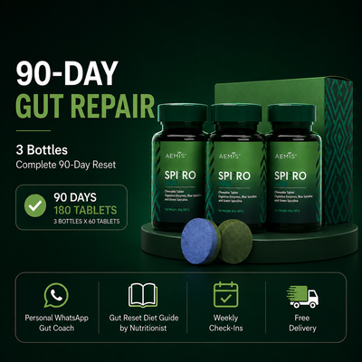 90-Day Gut Repair Program — Spiro Plus (3 Bottles)